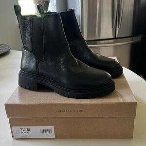 MNIB Lucky Brand BHRETT Leather Boots